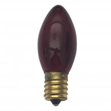  52189 - INCANDESCENT COLOURED LAMPS C9.25 / E17 / 7W / 120V Standard